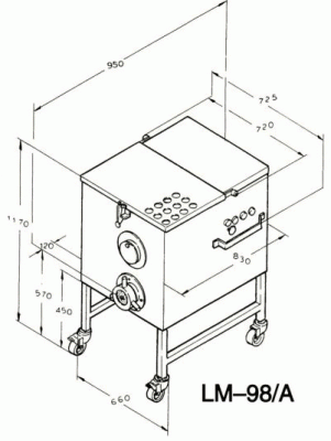 Автоматическая мясорубка KT LM-98/А